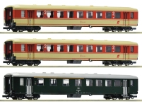 Roco 6200027 - H0 - 3-tlg. Set Personenwagen Jaffa-Express, ÖBB, Ep. IV - Set 2